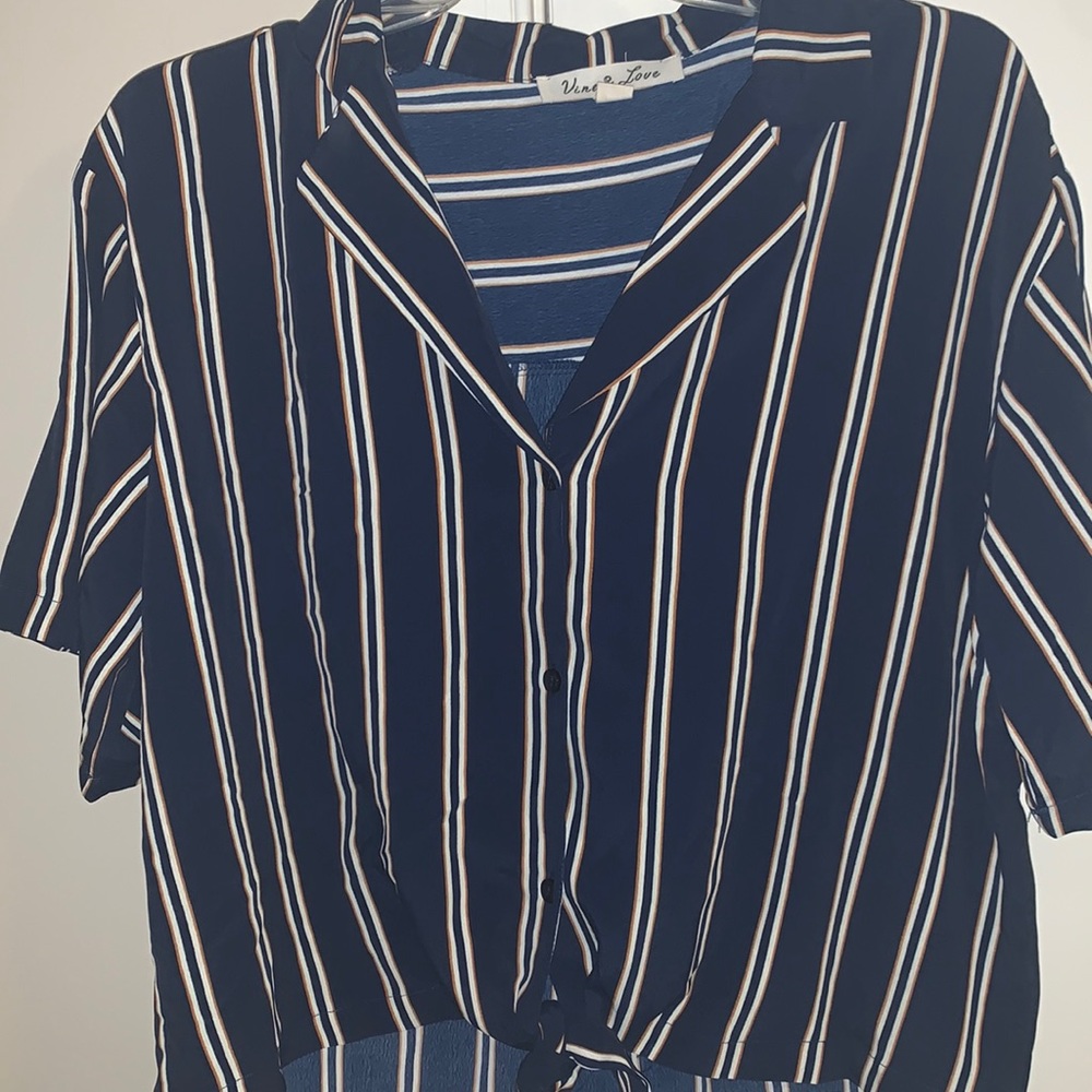 Womens tie front shirt
